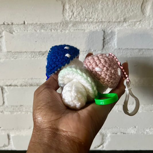 Mushrooms keychains