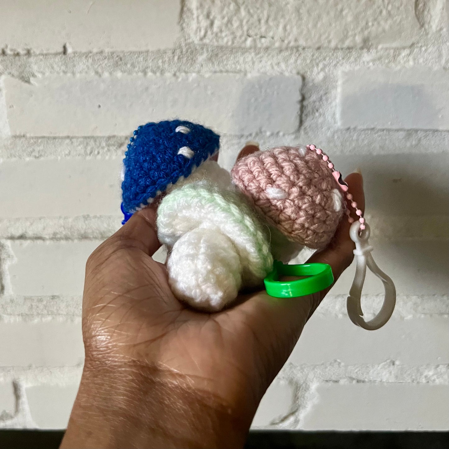 Mushrooms keychains